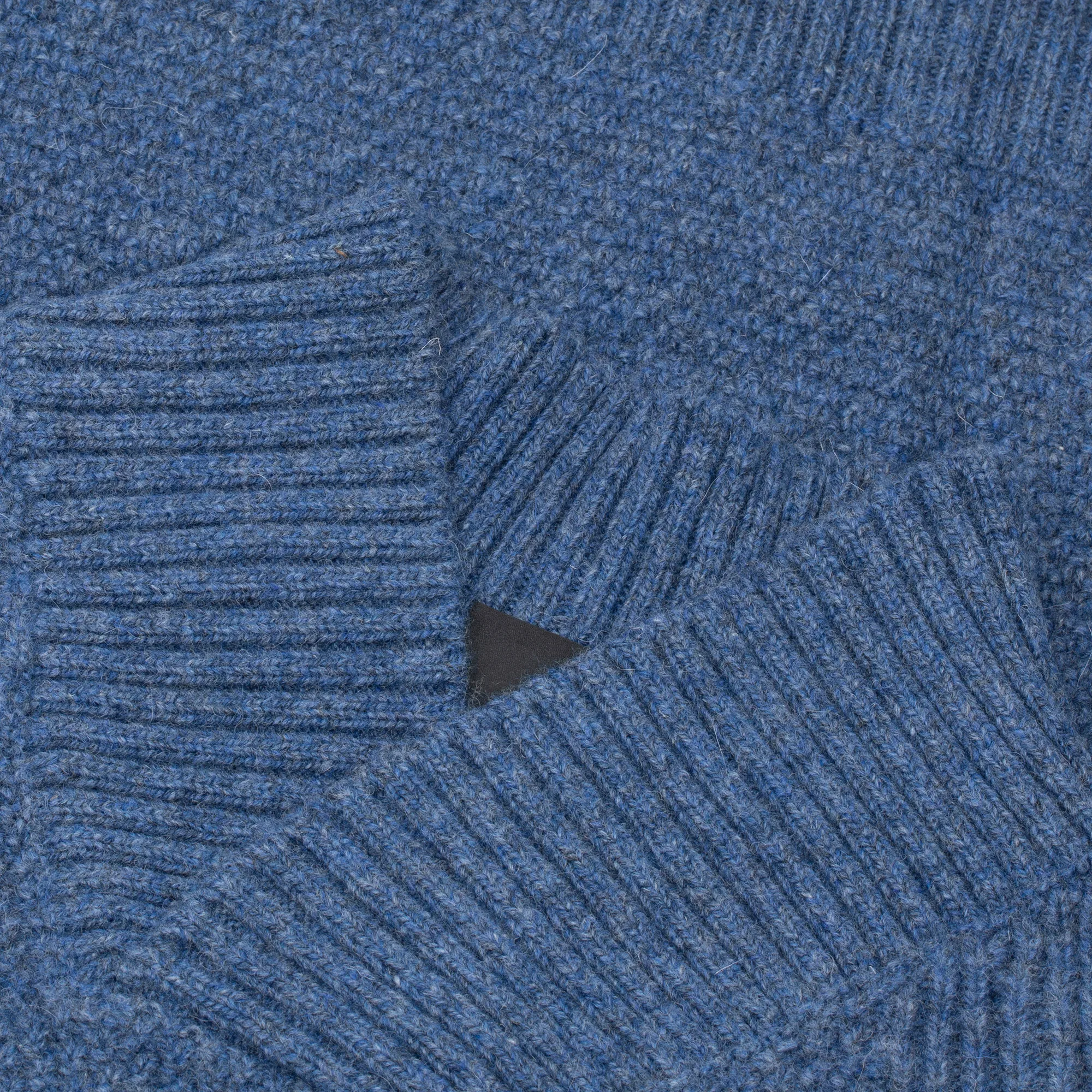 Urberg Moss Knit Sweater Men Blue Melange