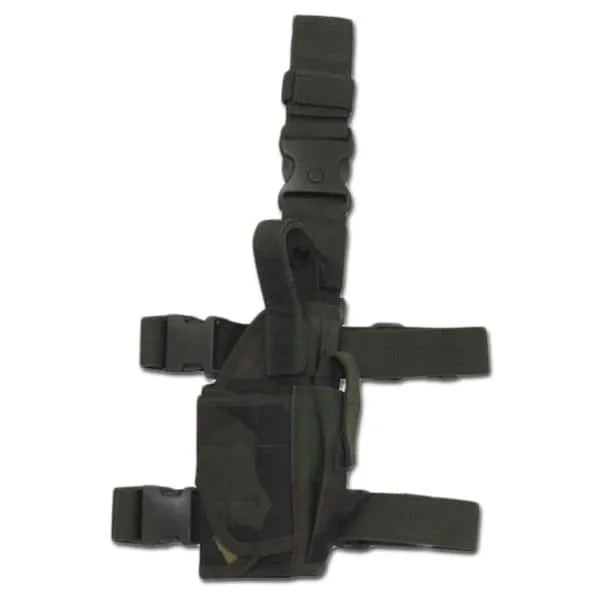 MFH -  Pistolenbeinholster MFH, woodland, rechts