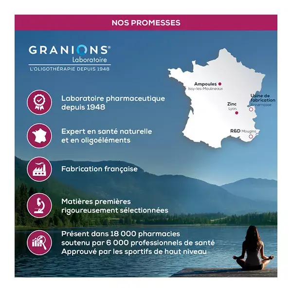 Granions Oligo Zinco 10mg 30 ampolas