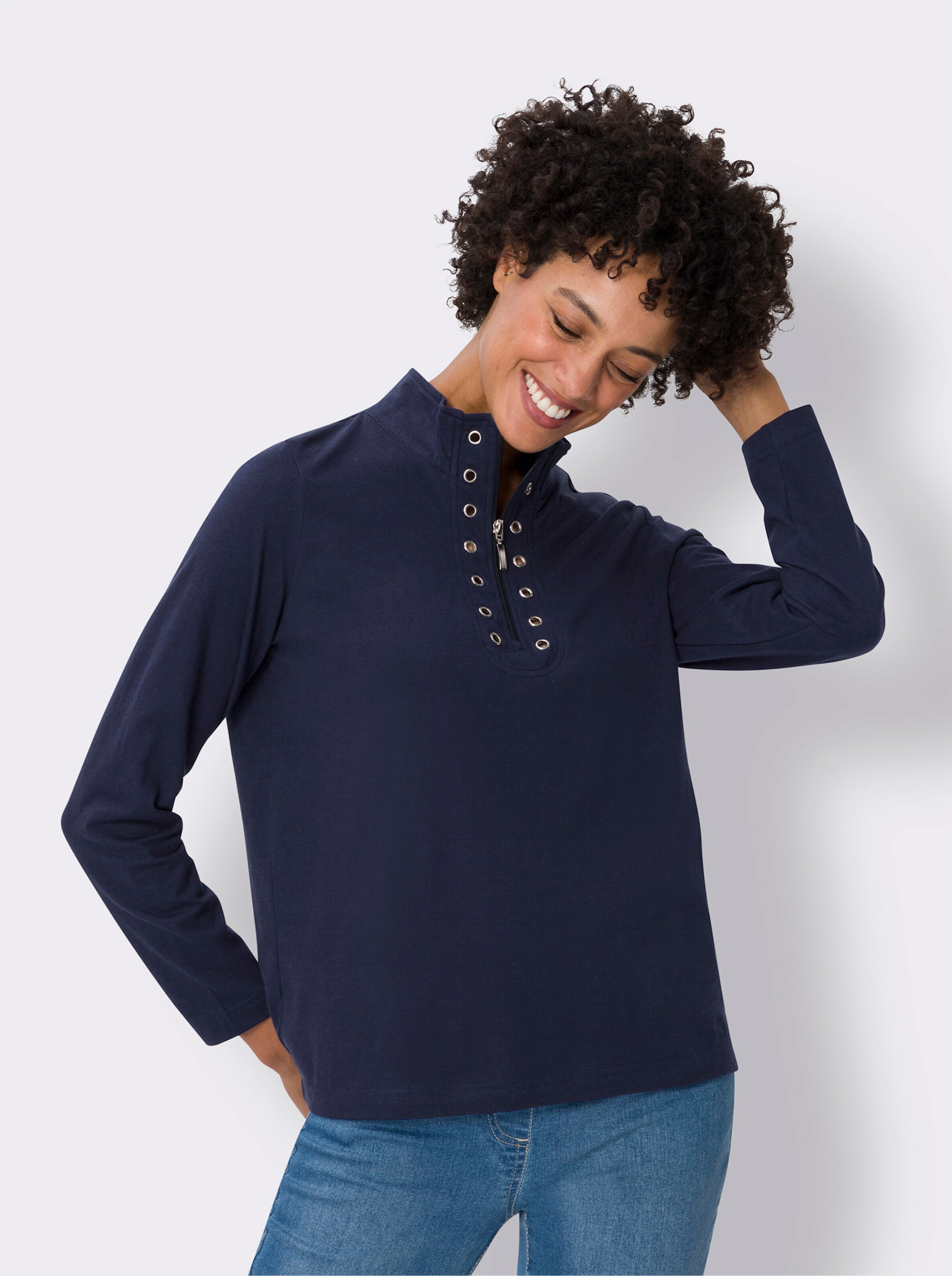 Stehkragenshirt