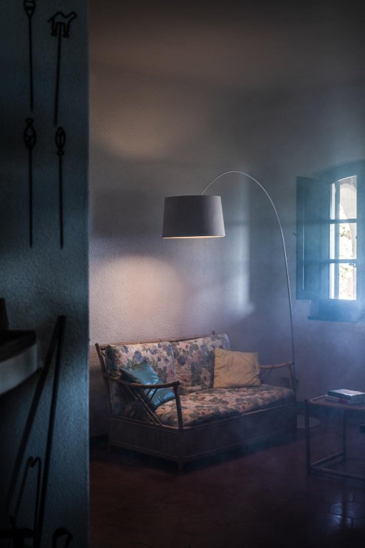 Foscarini Twiggy Wood booglamp LED Greige/Oak