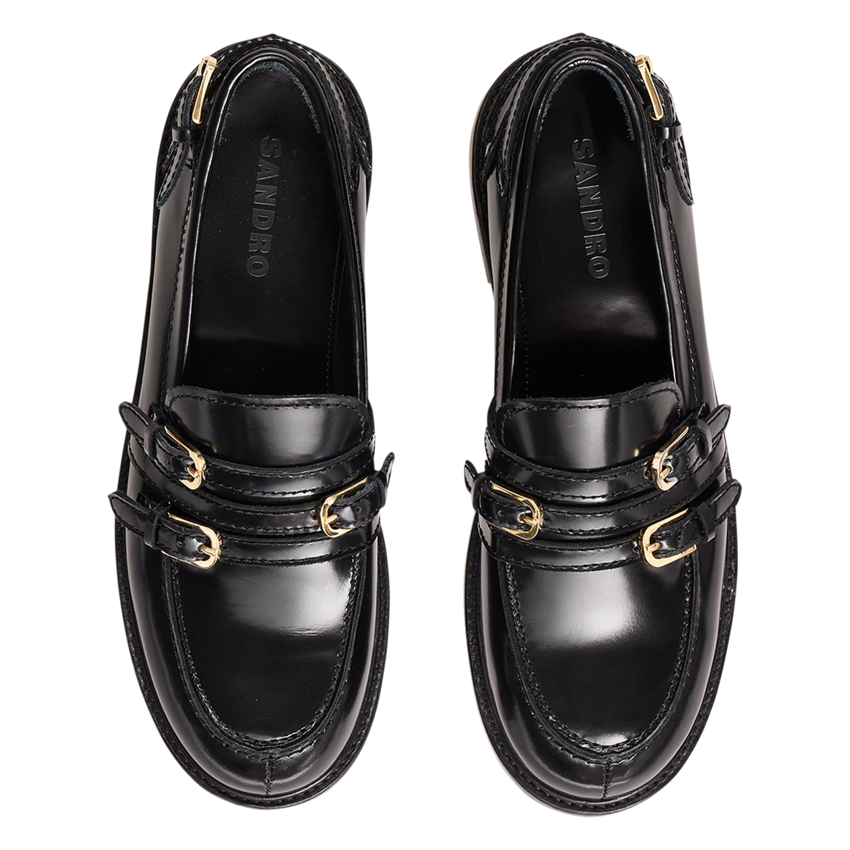 Mocassins en cuir | Noir