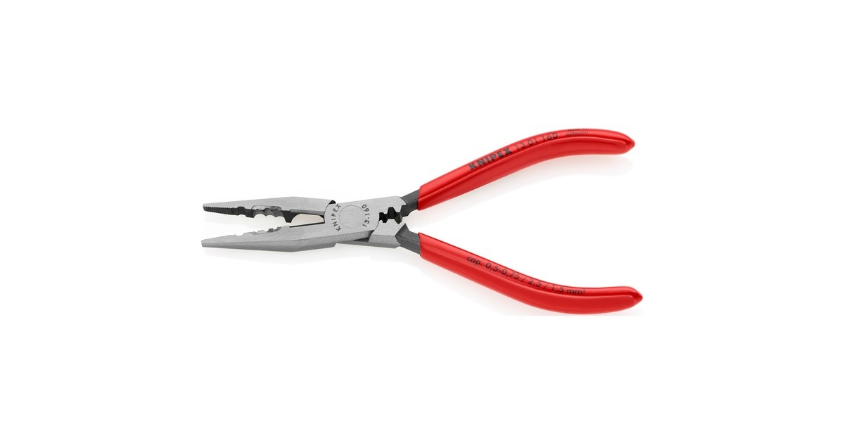 KNIPEXBedradingstang 13 01 160  (Rood, Lengte 160mm, krimpen 0,5 tot 2,5mm²)