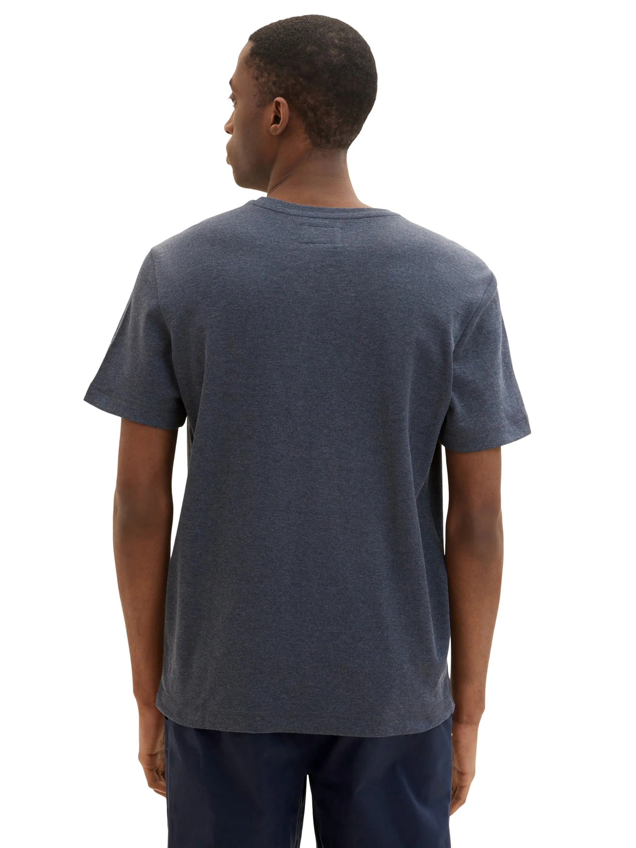 Herren Henleyshirt mit Struktur