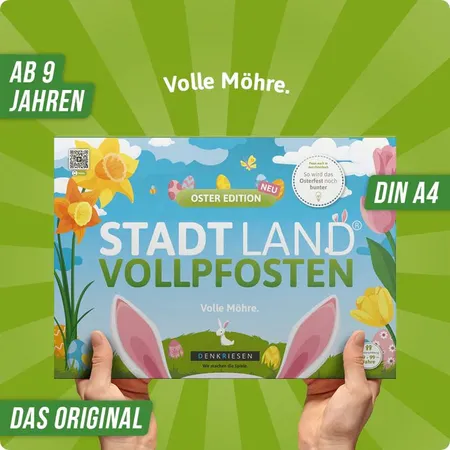 Denkriesen Stadt Land Vollpfosten - Oster Edition 