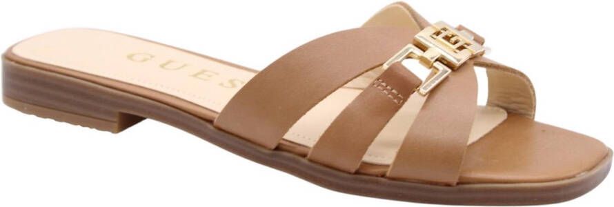 Guess Slipper van echt leer model 'Realla'