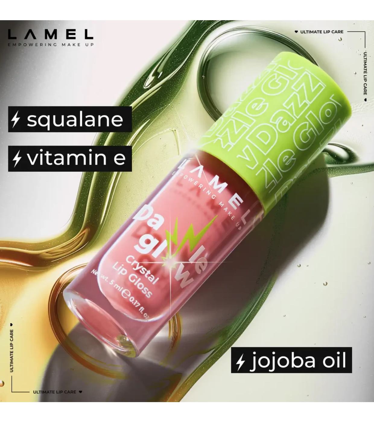 Lamel - Brilho Labial Dazzle Glow - 406: Empower