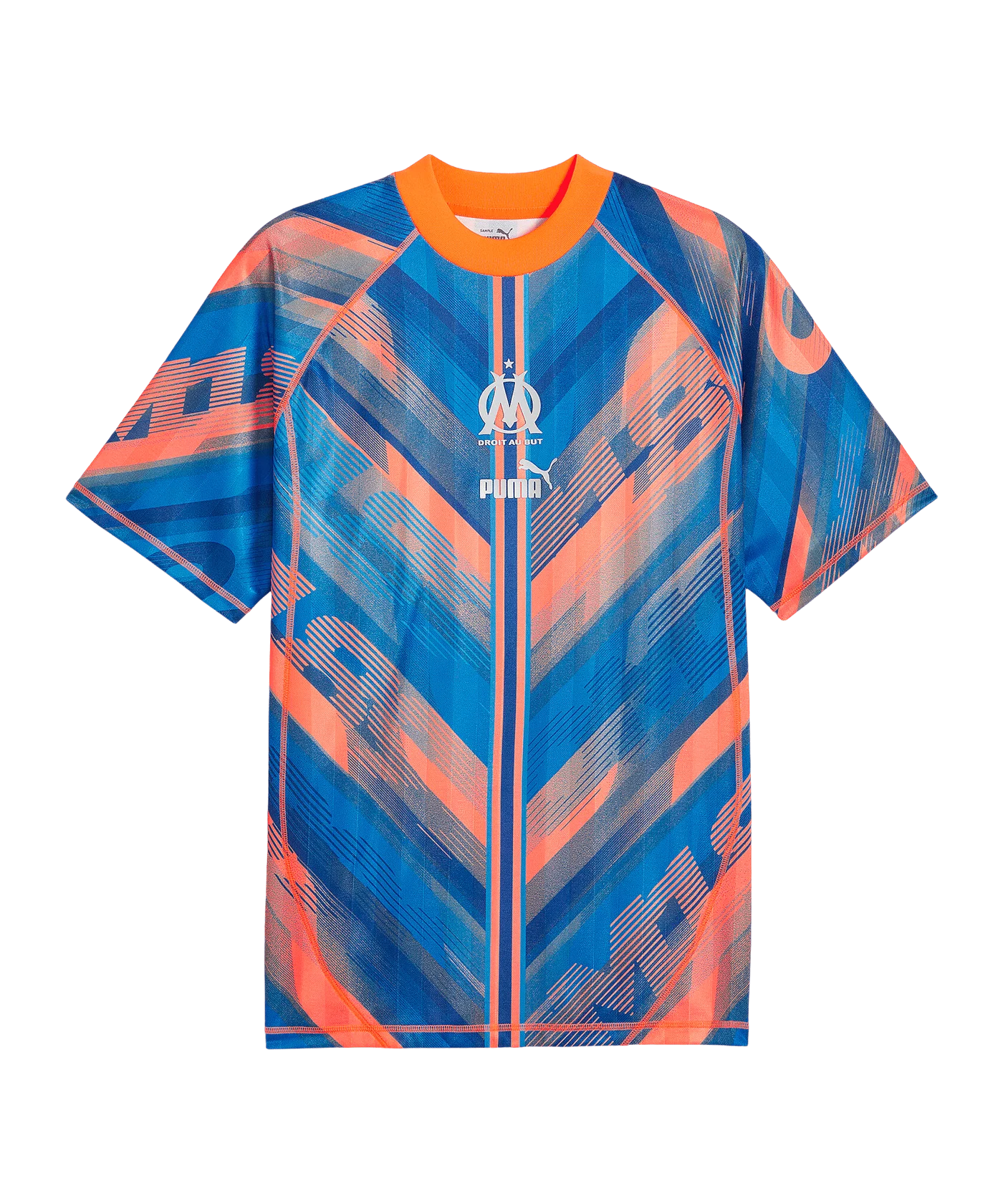 PUMA Olympique Marseille ftblStatement Retro Trikot Orange F04