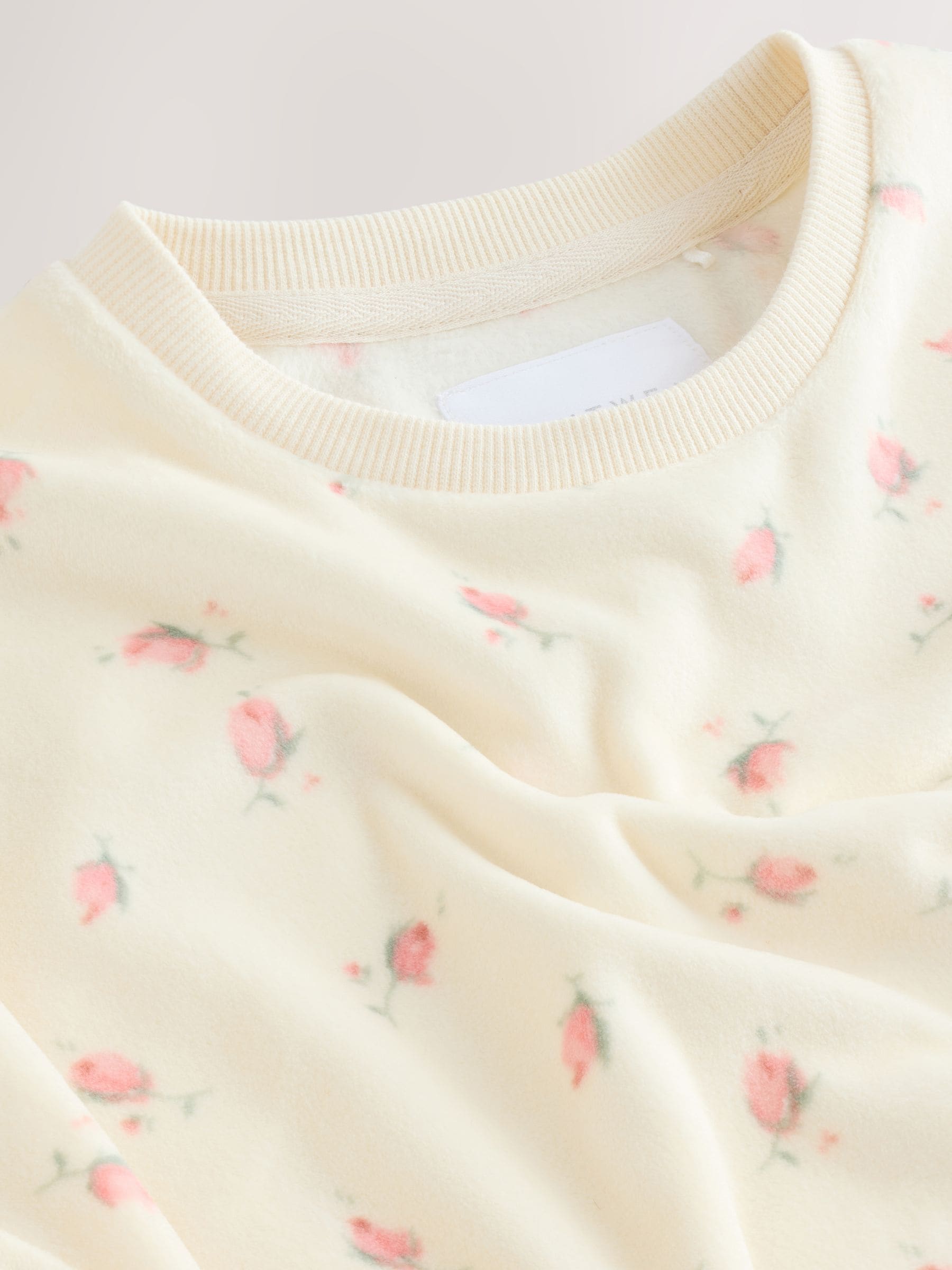 Bont gebloemd - Behaaglijke fleece pyjama (2-16 jr)