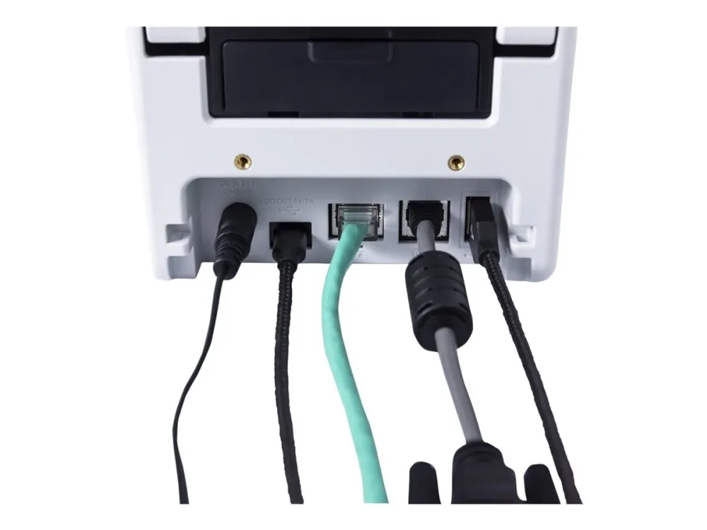 Brother TD-2320D203 - Mærkat/kvitteringsprinter - S/H - direkte termisk - Rulle (6,3 cm) - 203 dpi - op til 152.4 mm/sek. - USB 2.0, USB vært, LAN