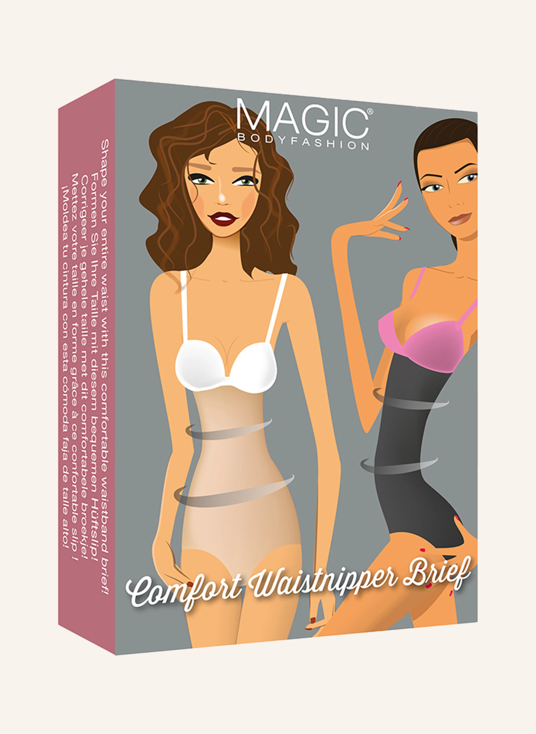 MAGIC Bodyfashion Shape-Slip COMFORT WAISTNIPPER mit Push-up-Effekt