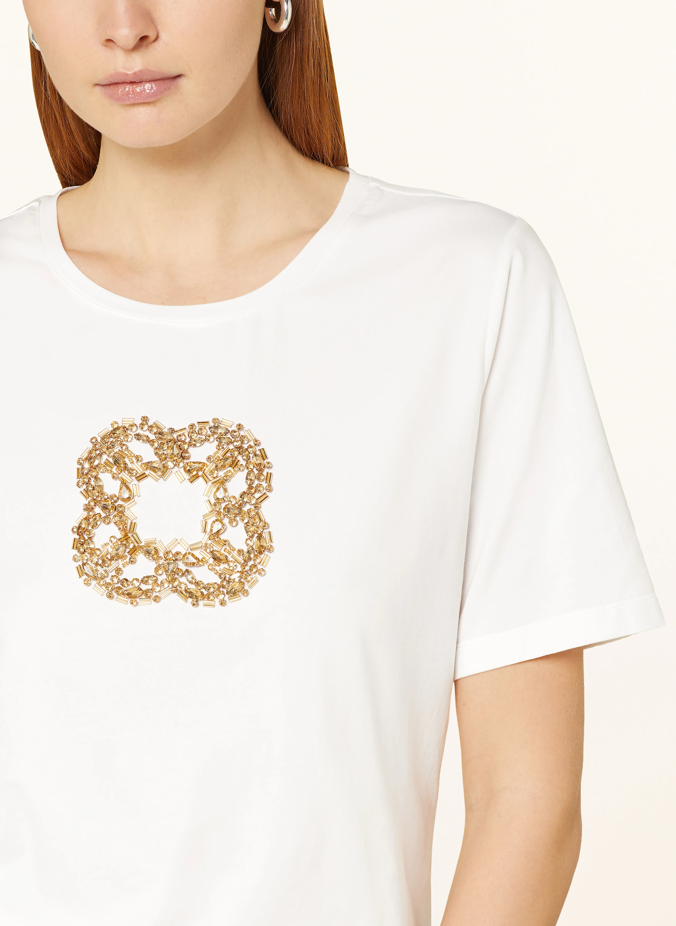 ELENA MIRO T-Shirt mit Schmucksteinen