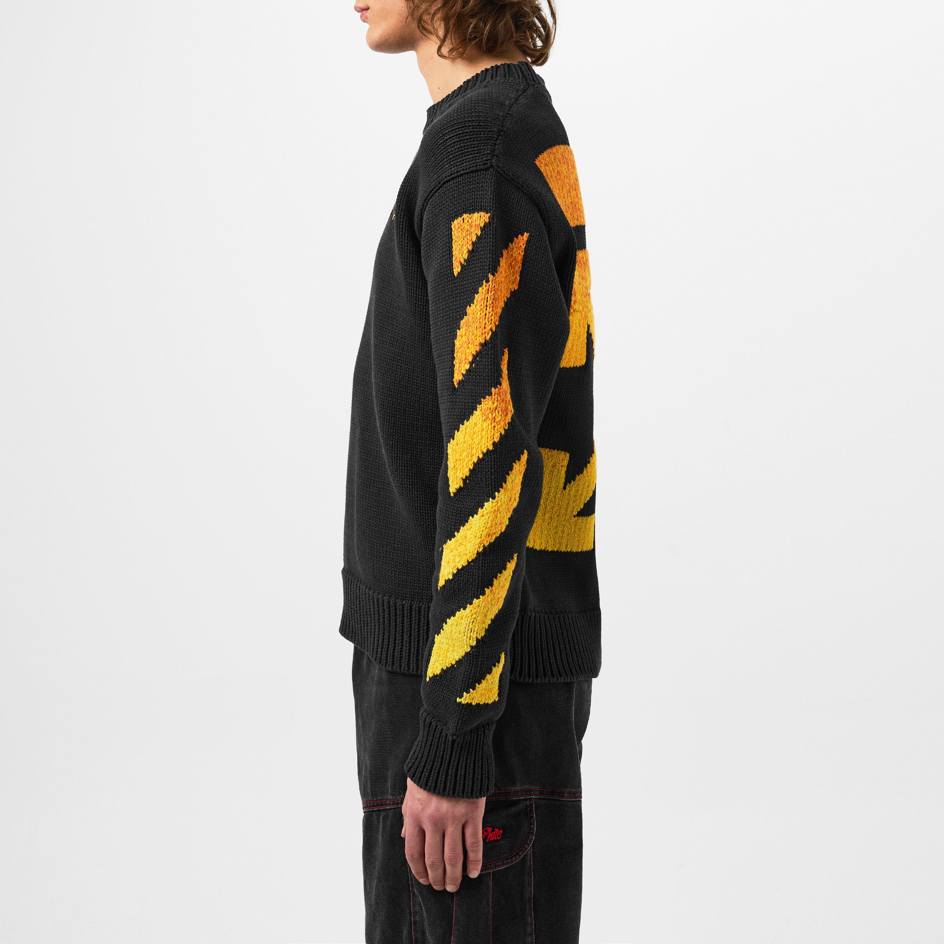 Off White Orange Gradient Arrow Jumper