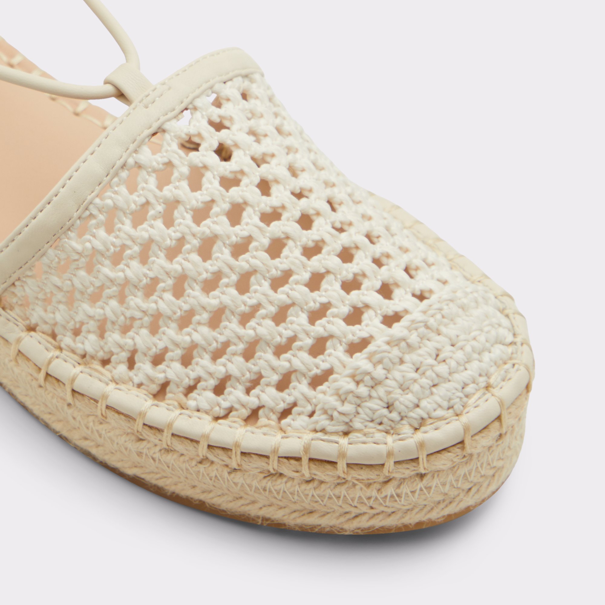 Picot Light Beige Women Wedges & Espadrilles