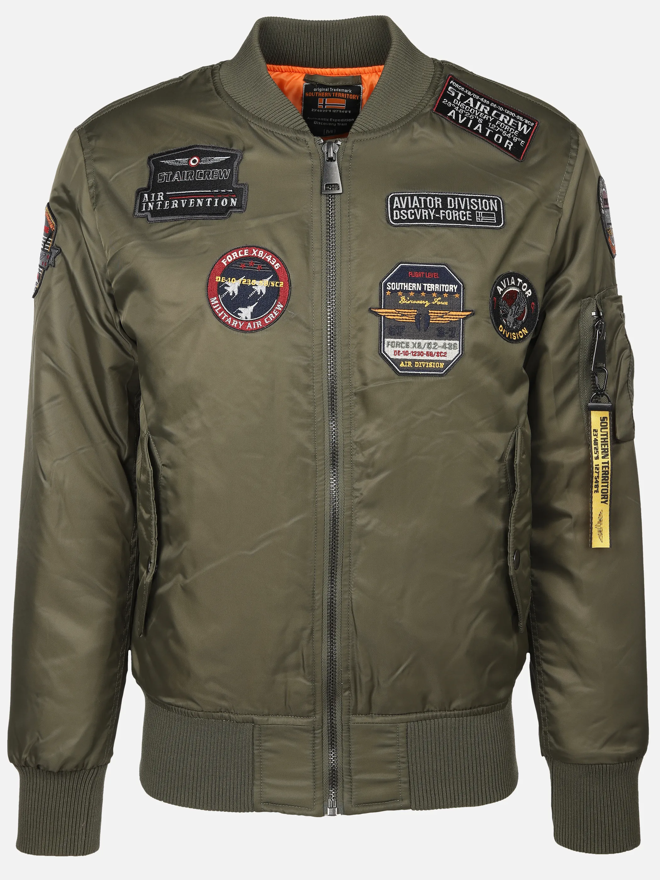 Herren Bomberblouson mit vielen Patches