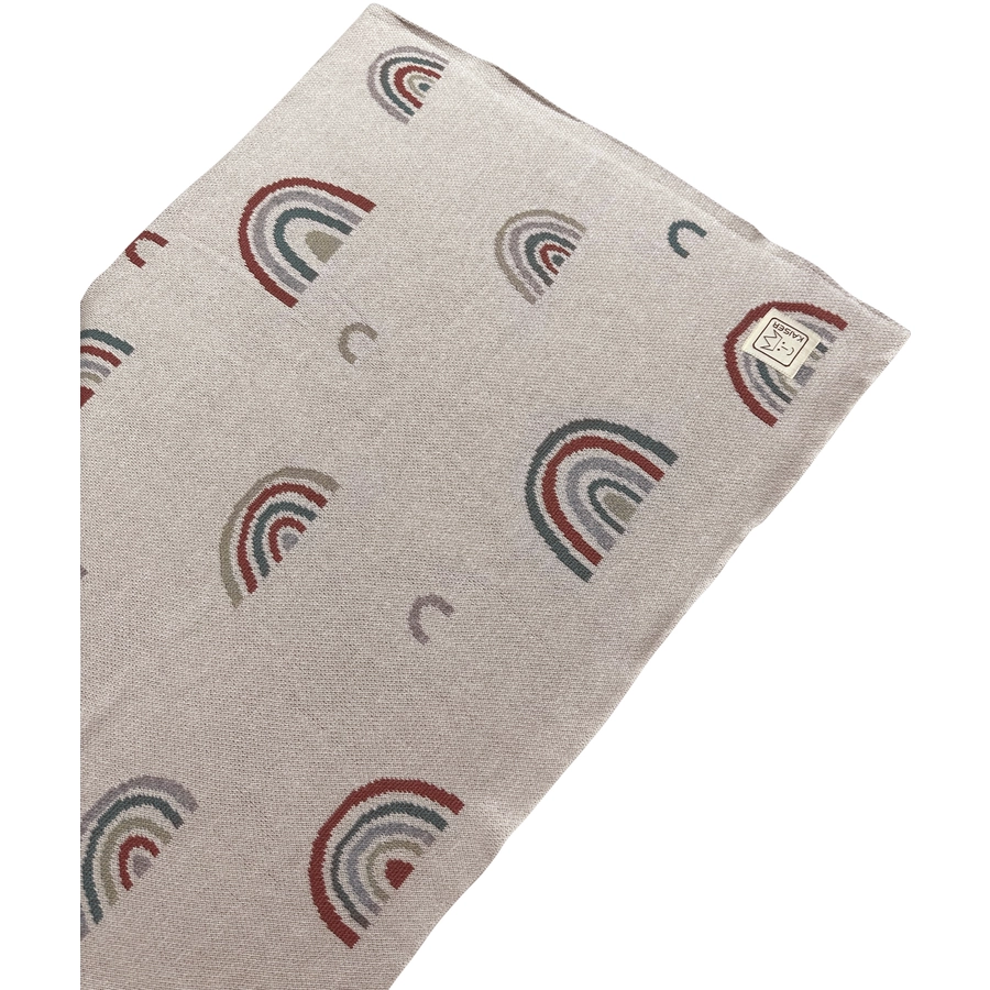 Kaiser Babydecke RAINBOW organic cotton natural combo