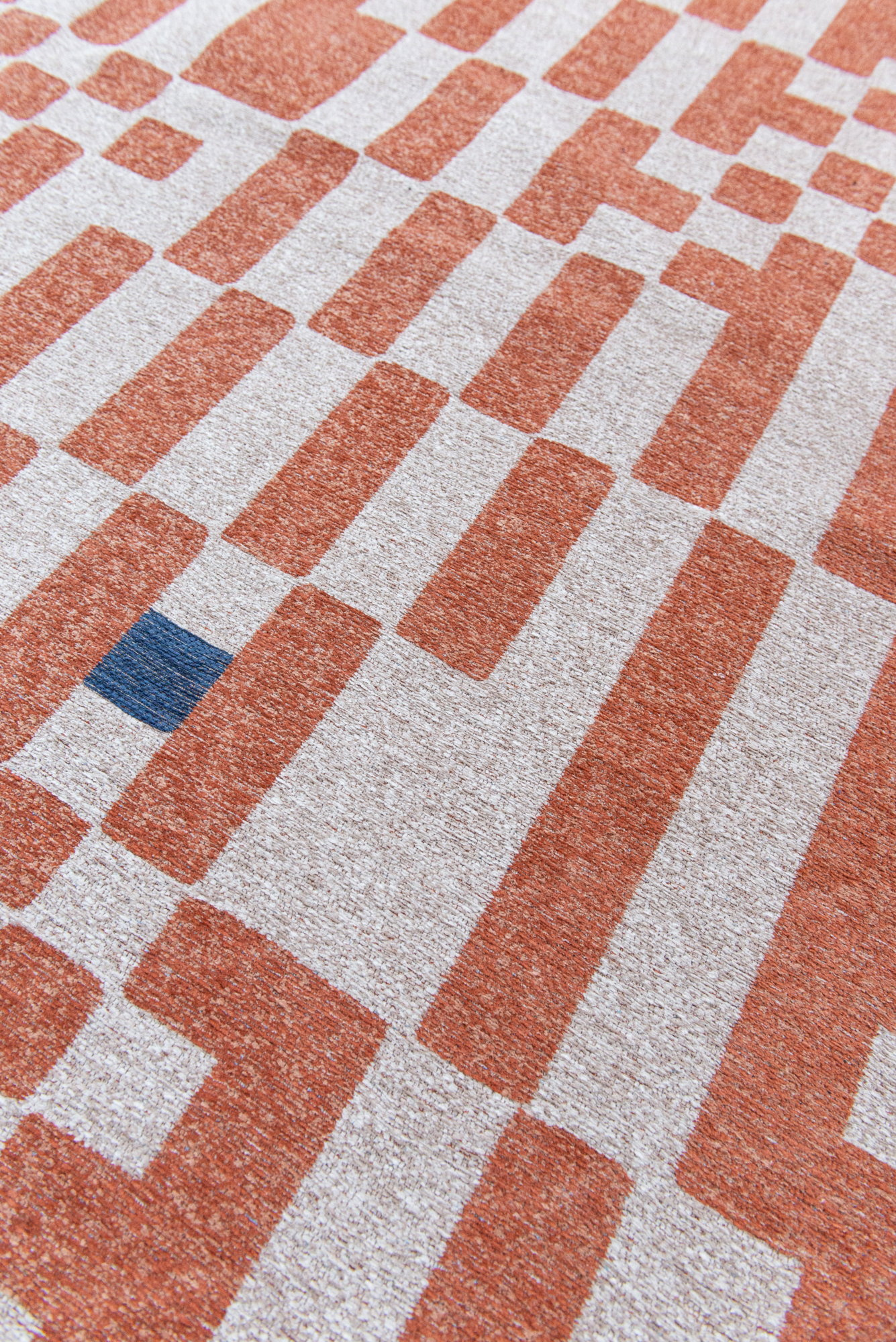 Ecorugs vloerkleed Chess oranje 280x390 cm
