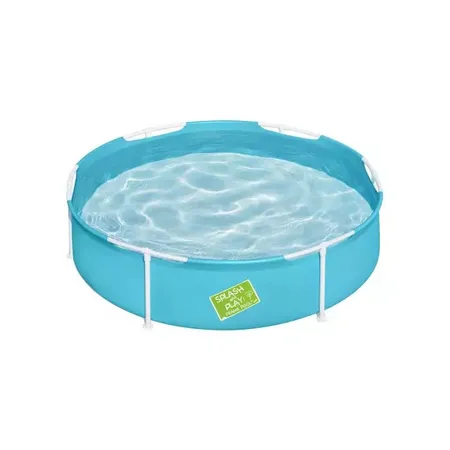 Bestway My First Frame Pool Aufstellpool Ø 152 x 38 cm, blau, rund