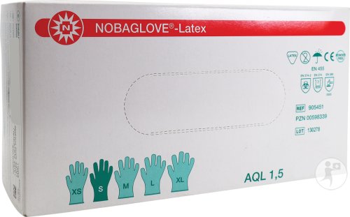 Noba Gants Latex Non Poudrés Taille S Pièces 100