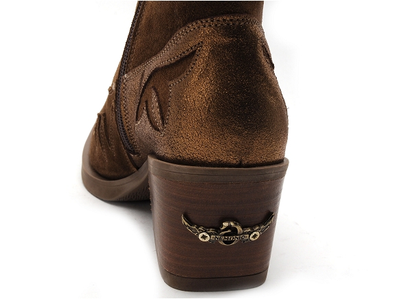 Nemonic boots bottine talons femme 2353 marron