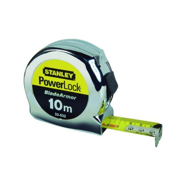 Stanley Fita Métrica Bladearmor 10mtsx25mm_0-33-532 Amarelo e Preto - 0-33-532