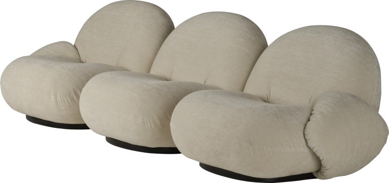 Gubi Pacha 3-zits sofa, dedar belsuede 007