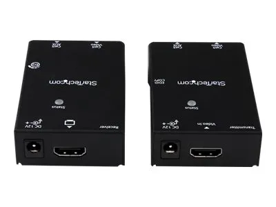 StarTech.com HDMI Over CAT5e / CAT6 Extender with Power Over Cable - 165 ft (50m) HDMI Video/Audio Over Dual Ethernet Cable Extender (ST121SHD50) - Video/audio ekspander - over CAT 5e/6 - op til 50 m - for P/N: ST128HDMI2, SVA12M2NEUA, SVA12M5NA, VID
