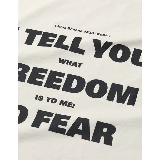 Mads Nørgaard Organic Frode Quote T-shirt, Vanilla Ice, M