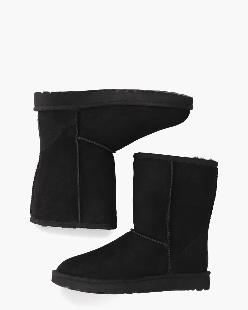 UGG Classic Short II Boot Black Dames Enkelboots