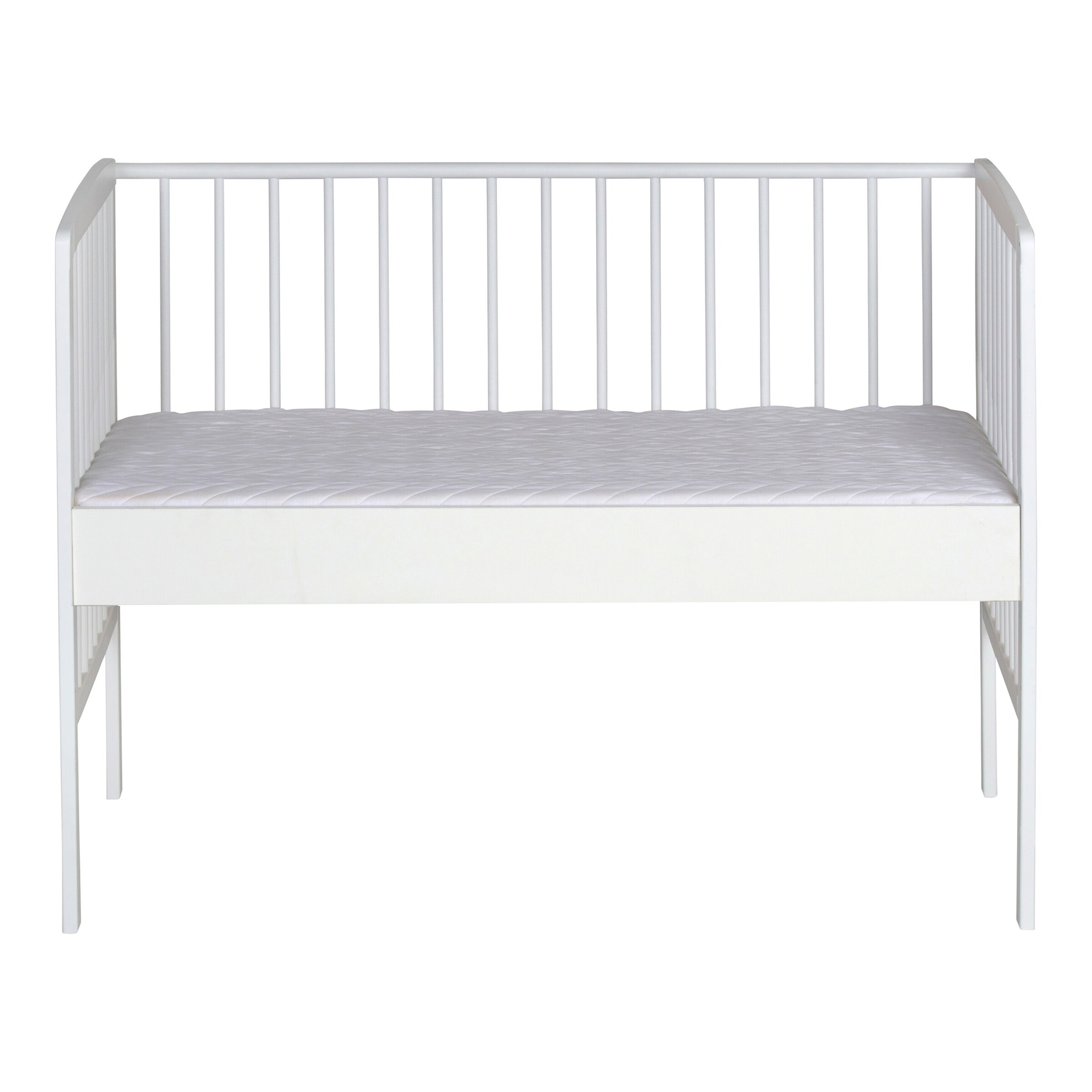Schardt Beistellbett Micky Plus 60x120 cm für Boxspringbetten weiß