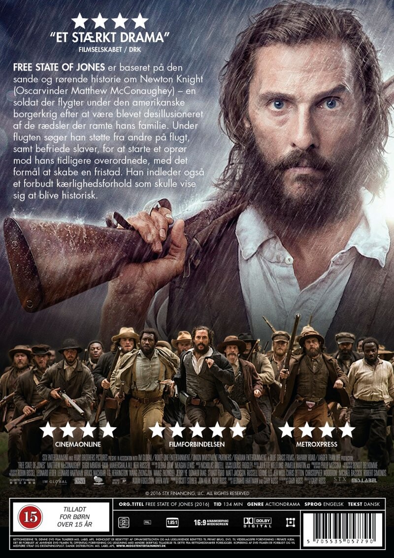 Free State Of Jones - DVD