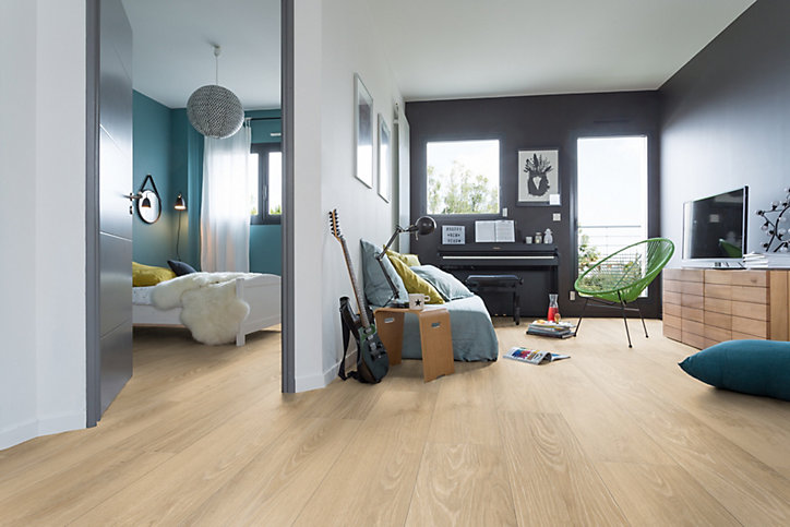 Lame PVC clipsable Senso Clic2 Simba Nature 21,2 x 123,89 cm Gerflor (vendue au carton)