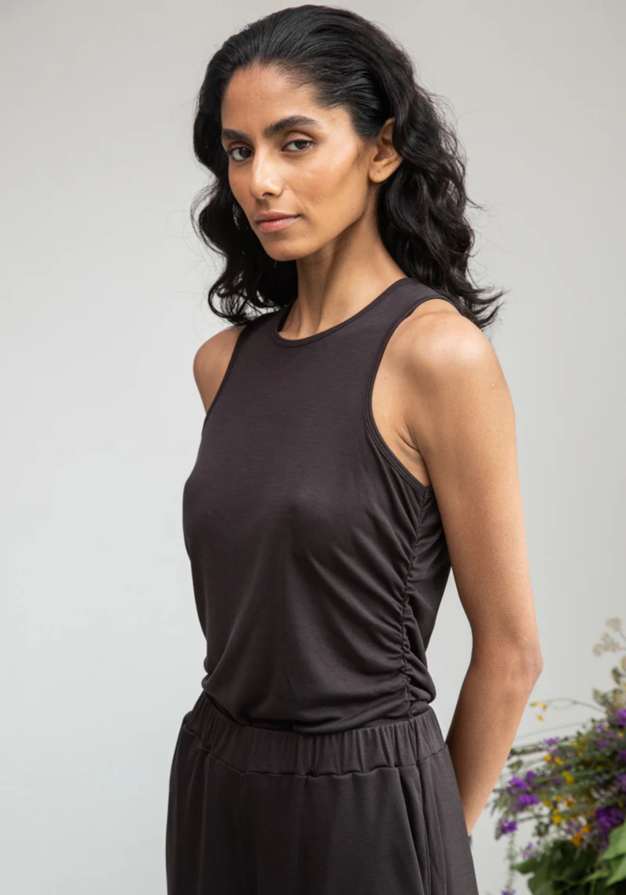 Beaumont Organic Stoffhose Marianna Lou Charcoal