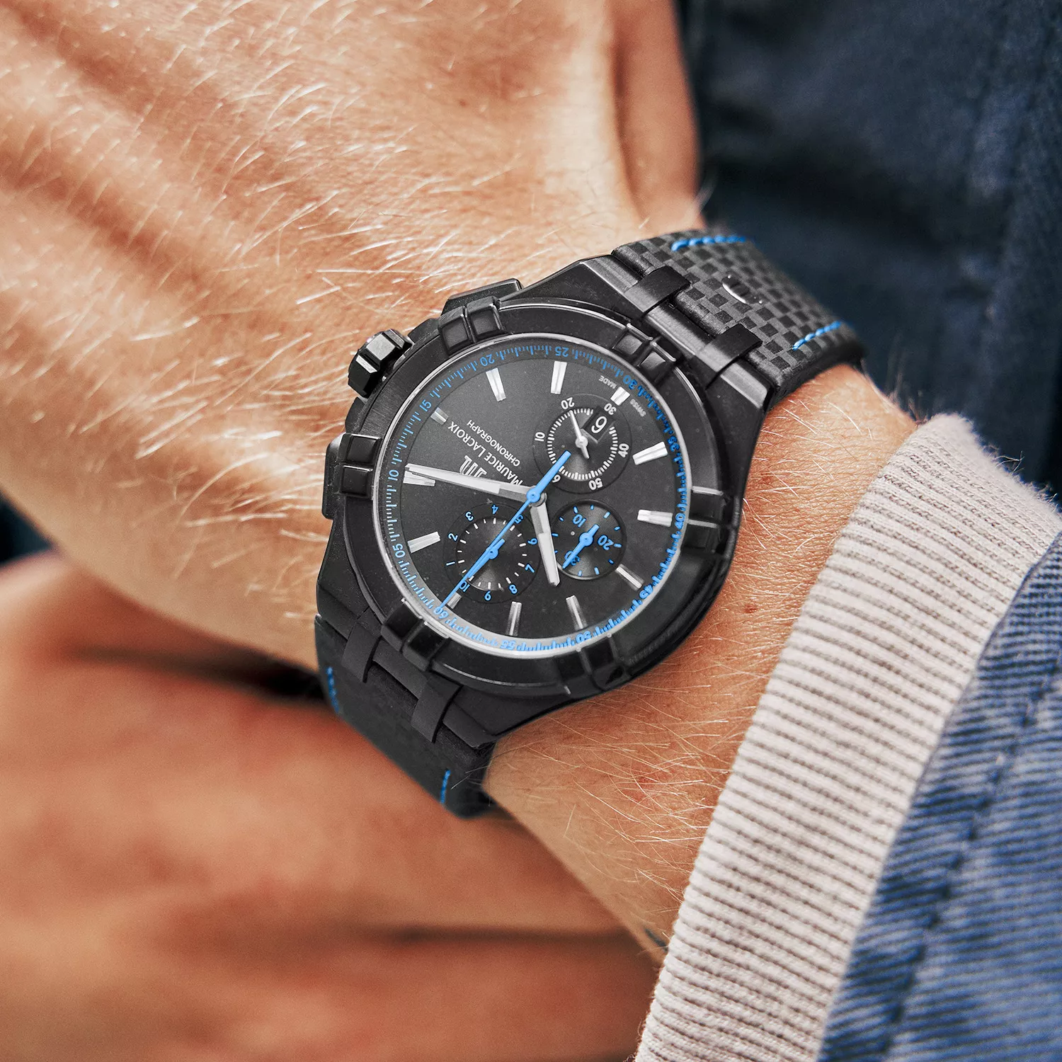 Maurice Lacroix Aikon Chronograph 44mm Limited Edition AI1018-PVB01-337-1