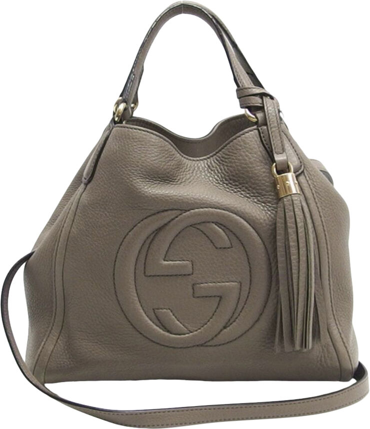 Gucci Vintage Gucci Shoulder Bag Brown