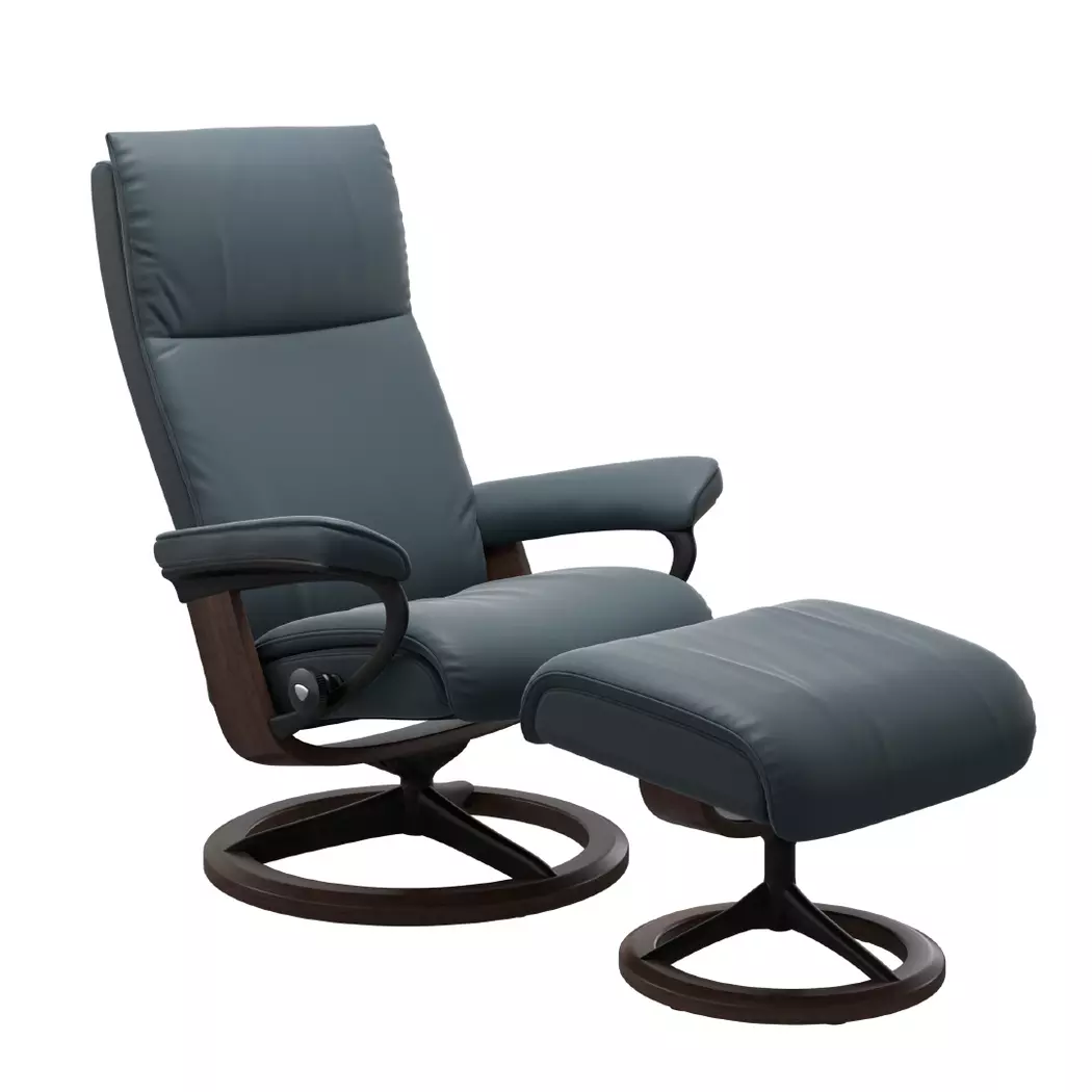 Sessel mit Hocker Aura Signature