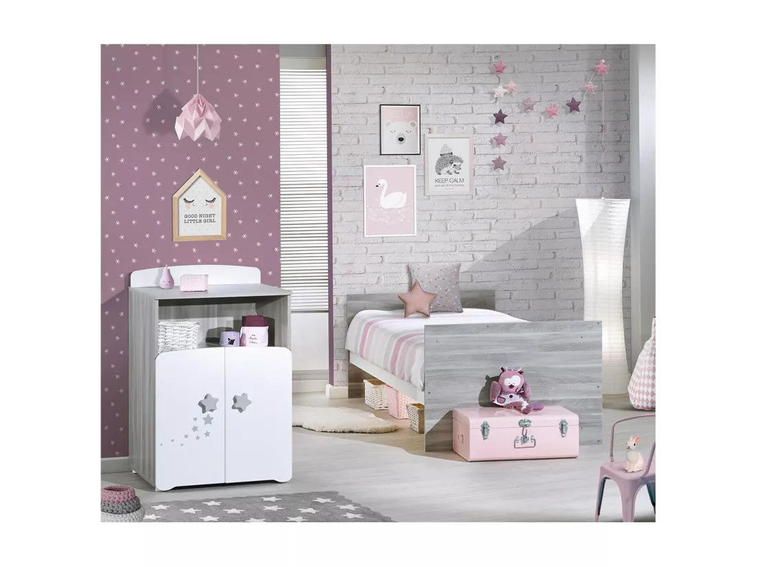 BABY PRICE Lit Combine Evolutif Bebe New Nao - 120x60 cm