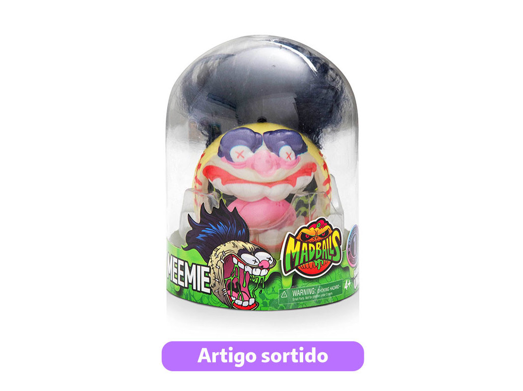 BOLAS COM CABELO MAD BALLS MODELOS SORTIDOS