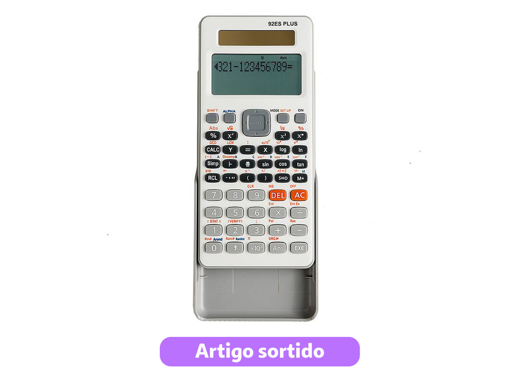 CALCULADORA CIENTÍFICA AUCHAN SLIM CORES SORTIDAS