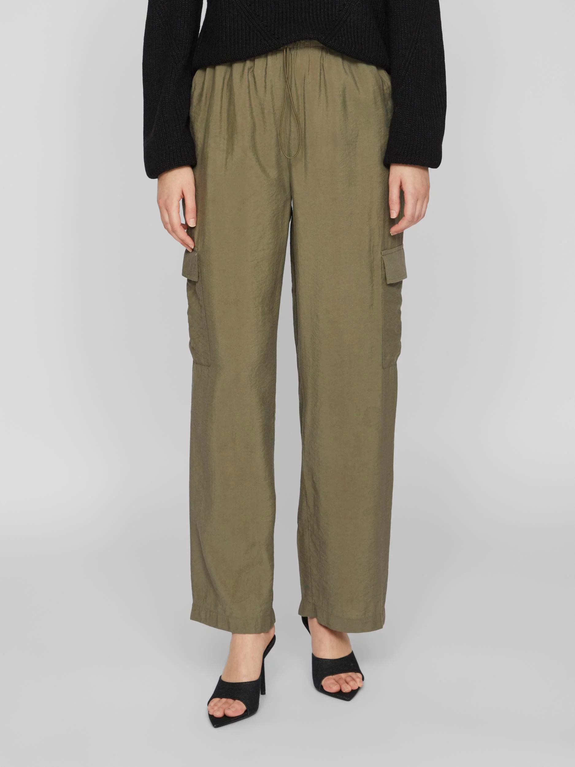 Vila  Visuva cargobukser - Dusty Olive