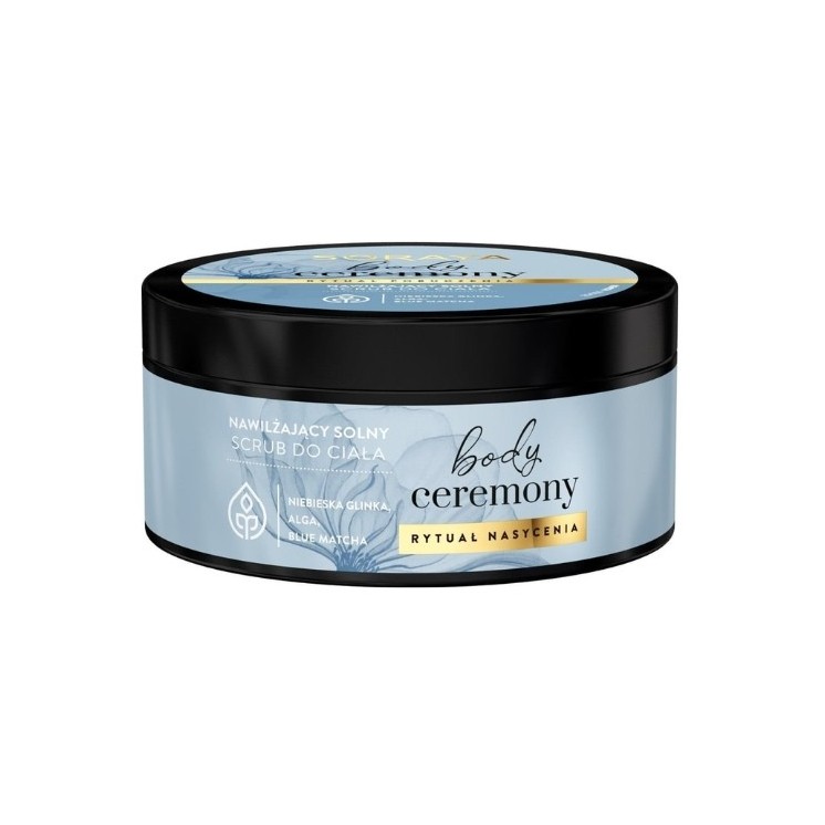 Soraya Body Ceremony Feuchtigkeitsspendendes Salz-Körperpeeling Blue Clay 200 g