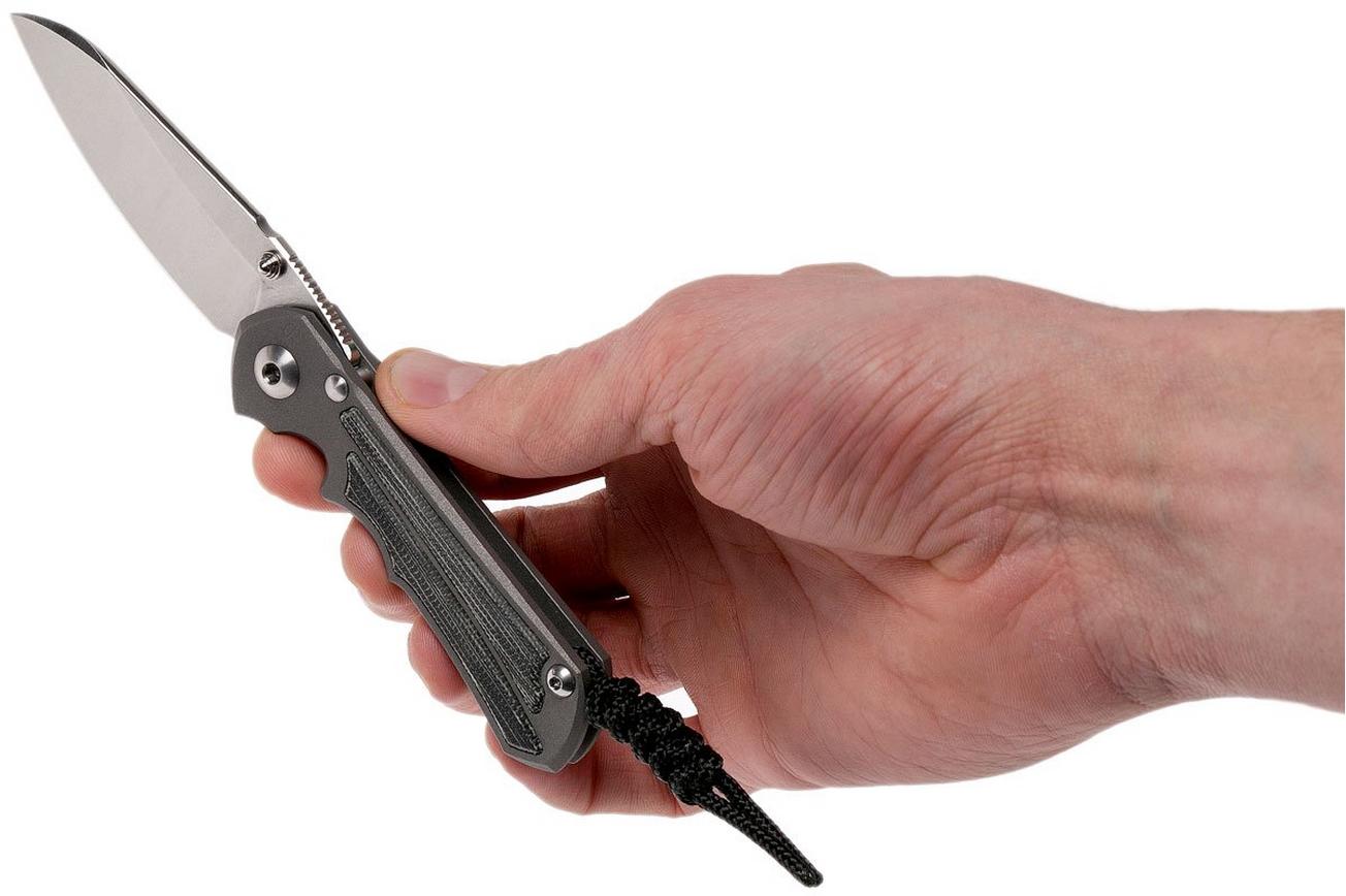 Chris Reeve Small Inkosi Insingo Black Micarta Inlays SIN-1028 zakmes