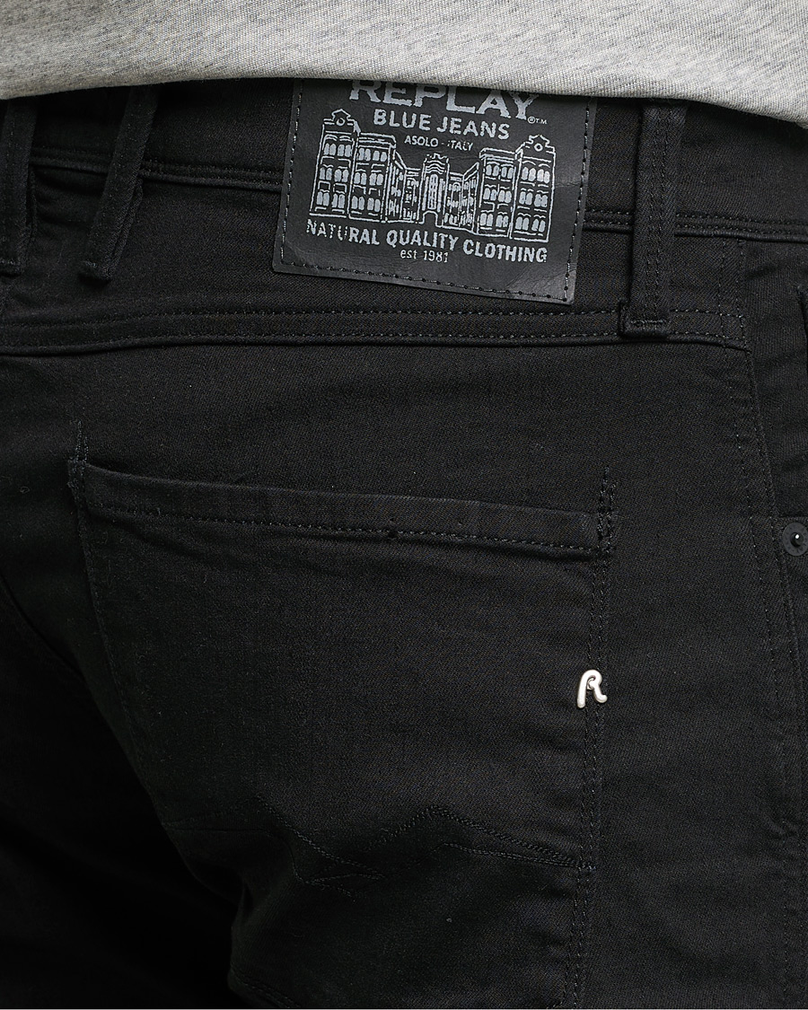 Replay Anbass Powerstretch Jeans Black