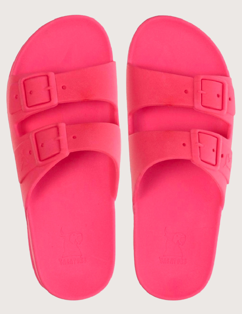 CACATOES SANDALES FEMME BAHIA ROSE FLUO