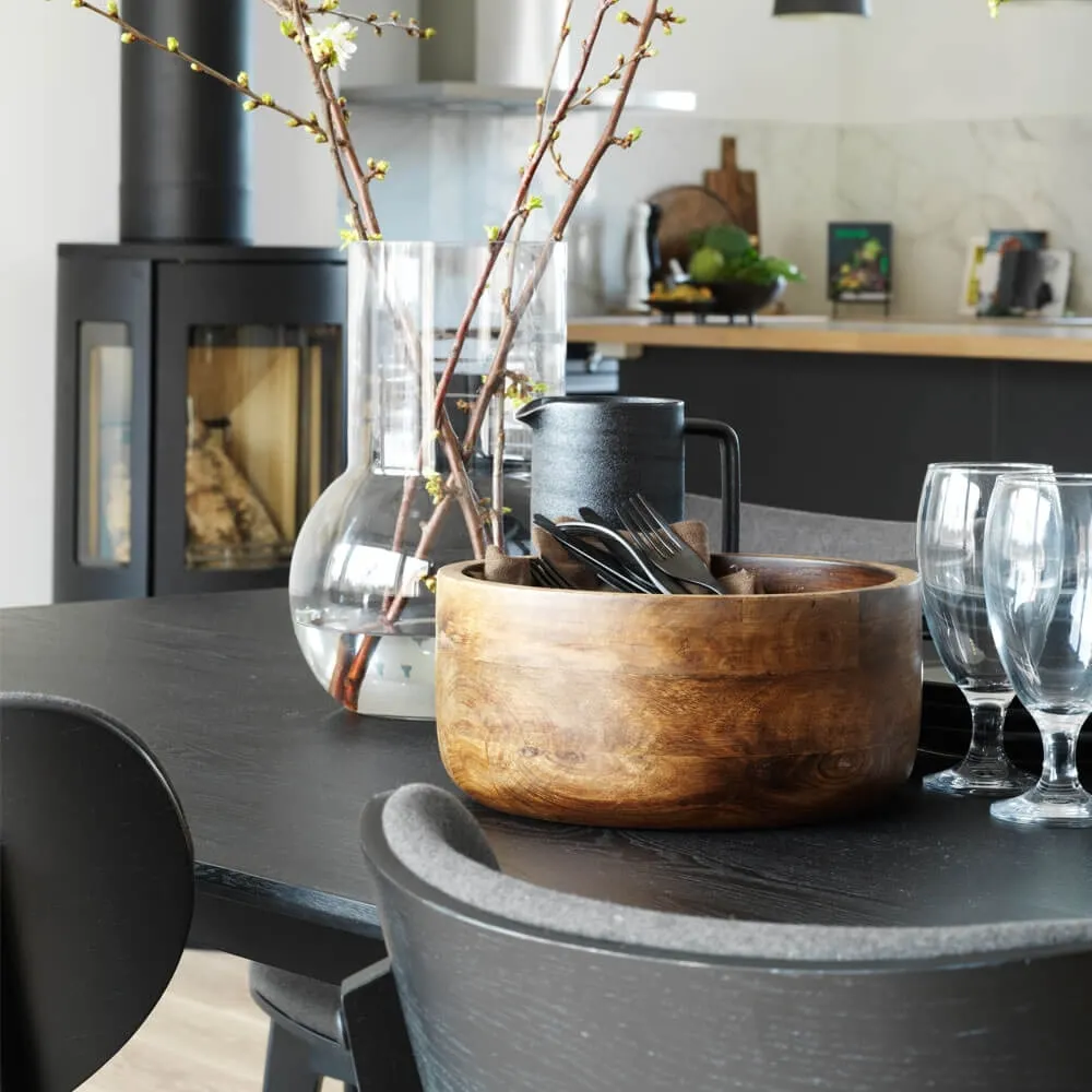 Eettafel Yumi - verlengbaar Zwart