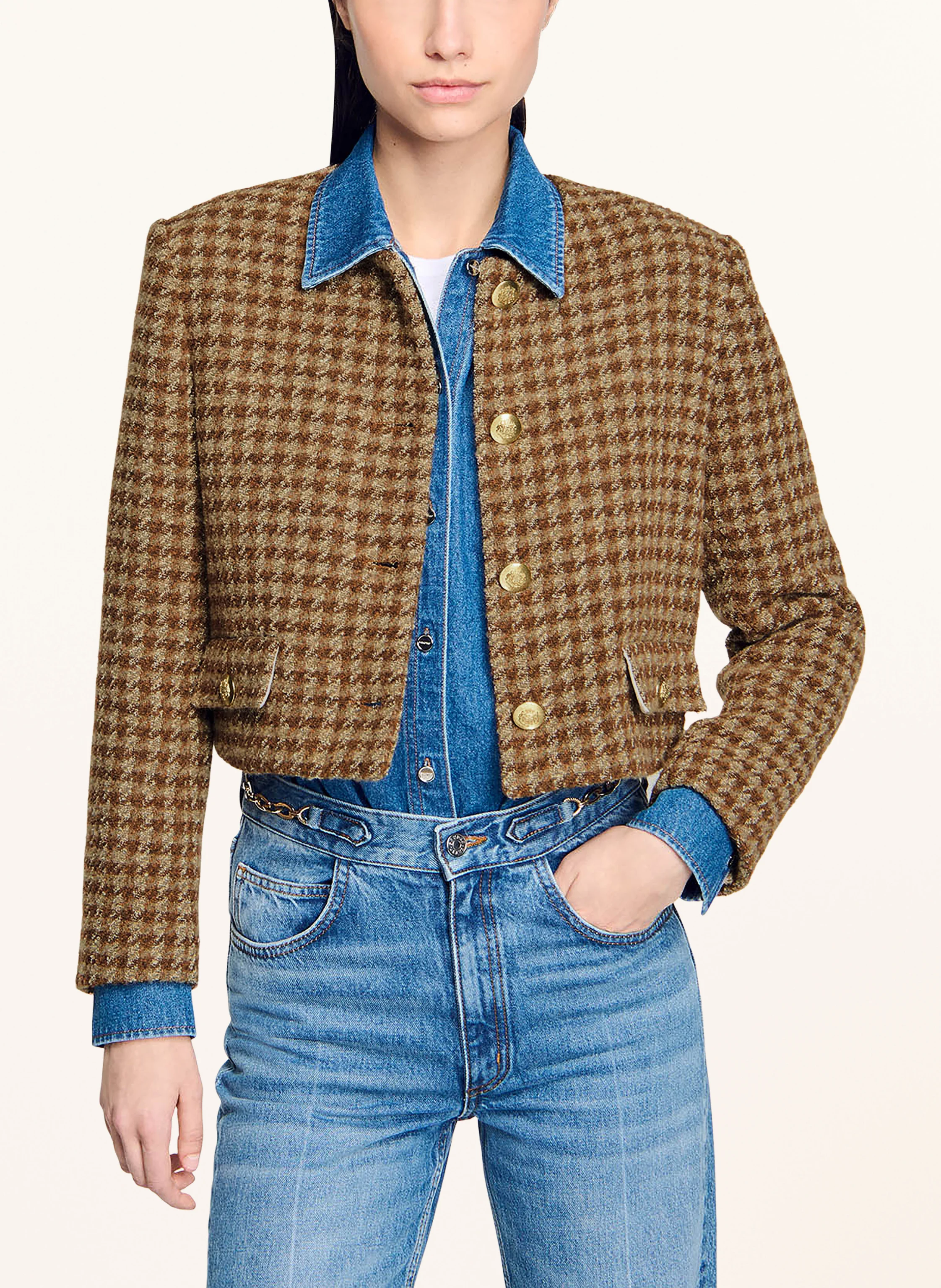 SANDRO Kastenjacke