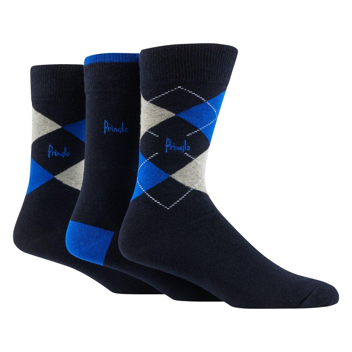 Pringle Argyle Gift Box Cotton Socks 3 Pack