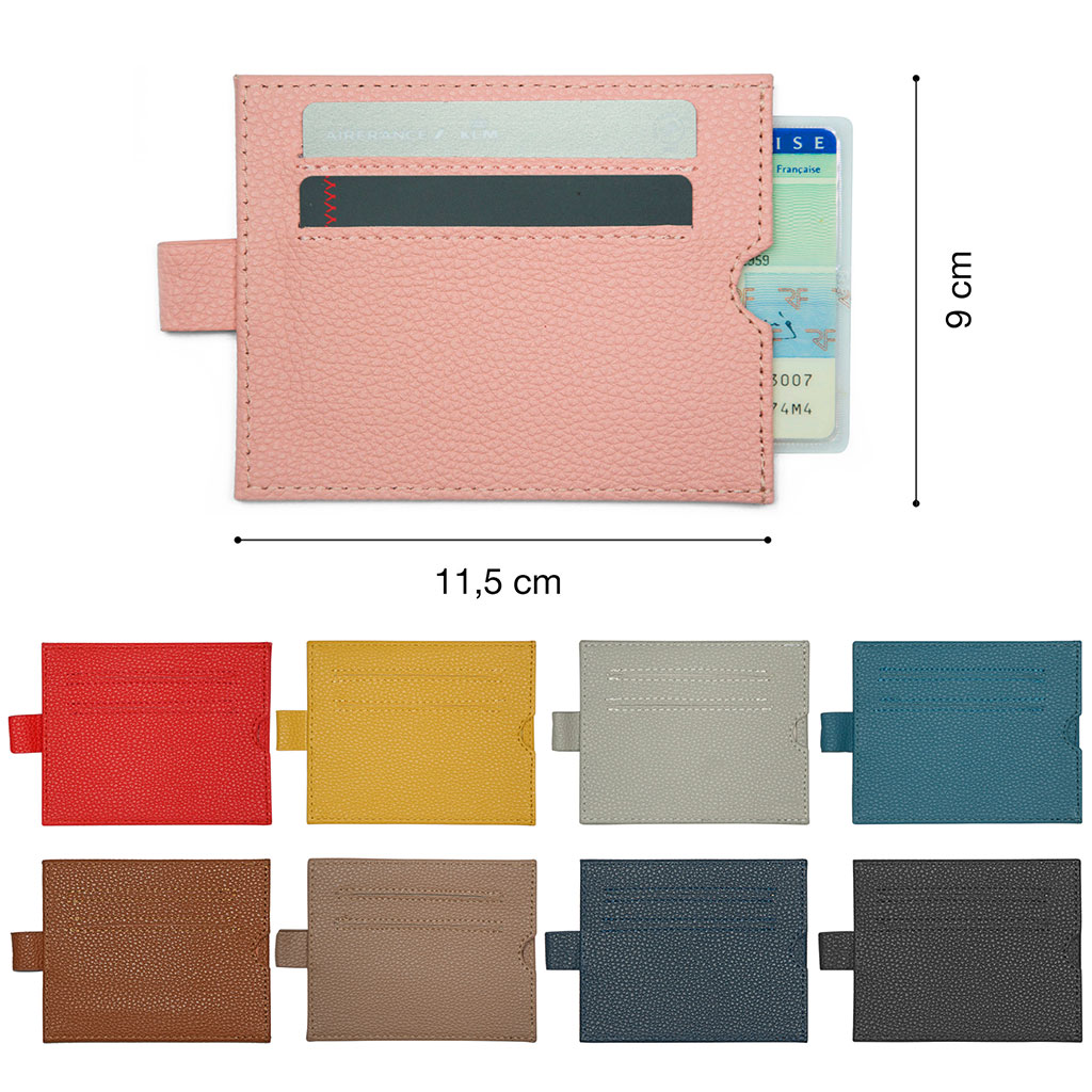 Porte cartes synthétique 11.5x9cm