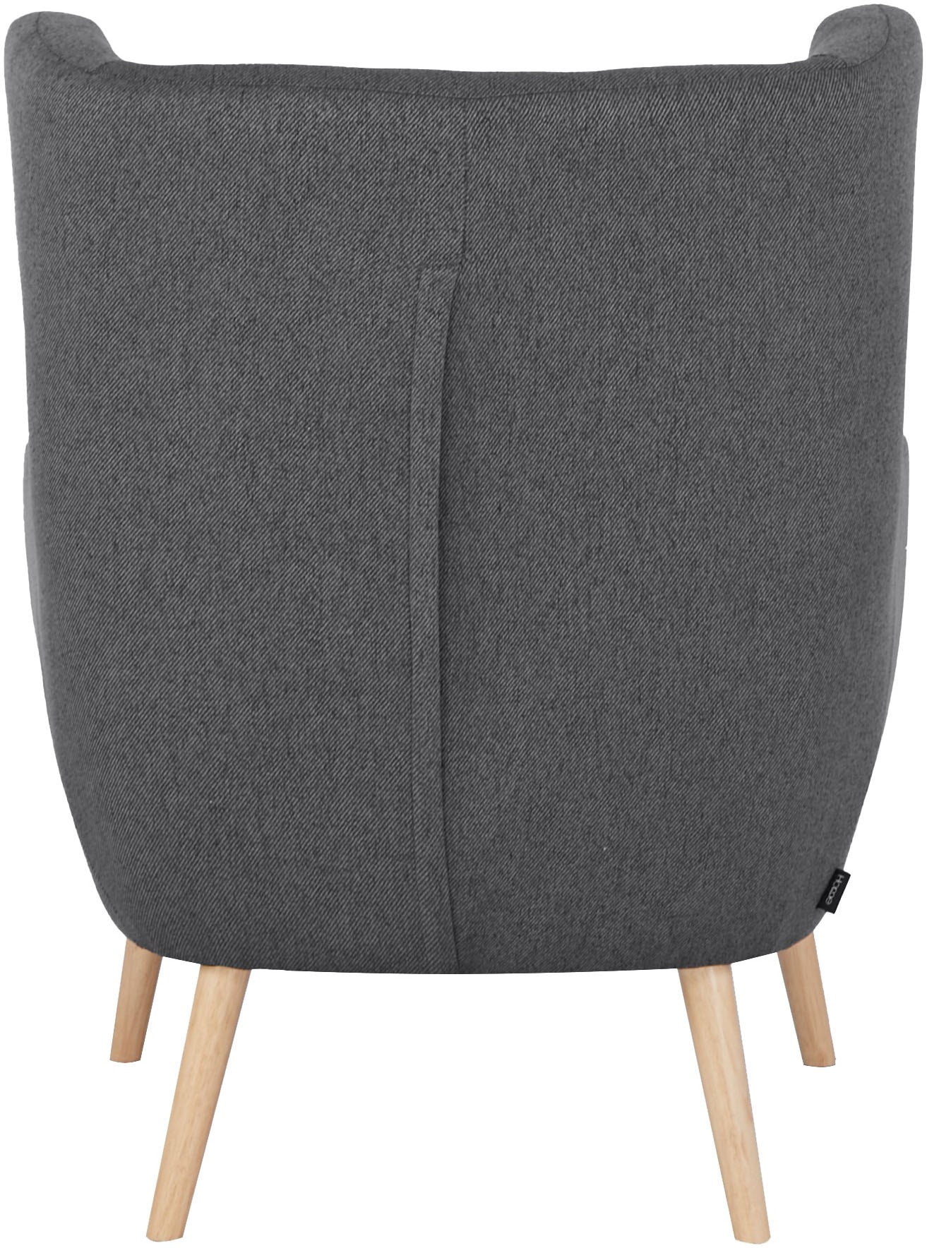 Home affaire Ohrensessel »Yamuna« mit Sitzpolsterung, Gestell und Füsse aus Massivholz, Sitzhöhe 47 cm