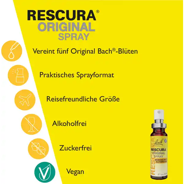 Bachblüten Spray alkoholfrei